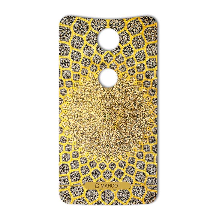 برچسب تزئینی ماهوت مدل  Sheikh Lotfollah Mosque-tile Designمناسب برای گوشی  Google Nexus 6 MAHOOT  Sheikh Lotfollah Mosque-tile Design Sticker for Google Nexus 6